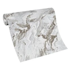 Vliestapete Marmor Optik Grau Weiß Gold Metallic 10318-10 -A.S. Creation Verkaufsgeschäft Vliestapete Marmor Optik Grau Weiss Gold Metallic 10318 10 63216222 2