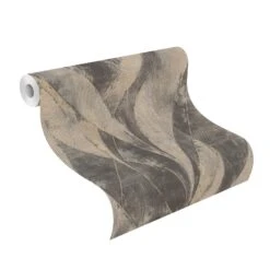 Vliestapete Pflanzen Blätter Anthrazit 520071 Rasch -A.S. Creation Verkaufsgeschäft Vliestapete Pflanzen Blaetter Anthrazit 520071 rasch 63212875 2