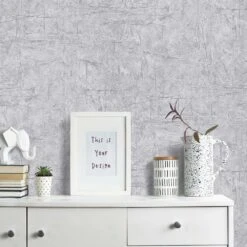 Vliestapete Beton Optik Anthrazit Silber Metallic 10315-47