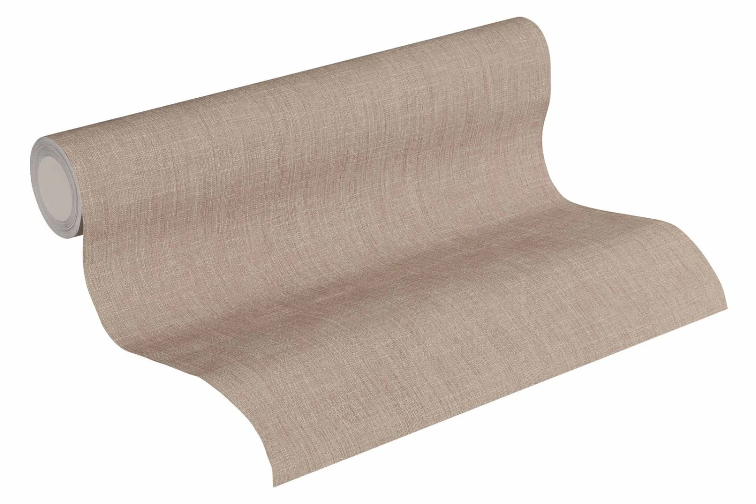 Vliestapete Uni Textil-Optik Graubraun 36922-5 2 Vliestapete Uni Textil-Optik Graubraun 36922-5 – Bild 2