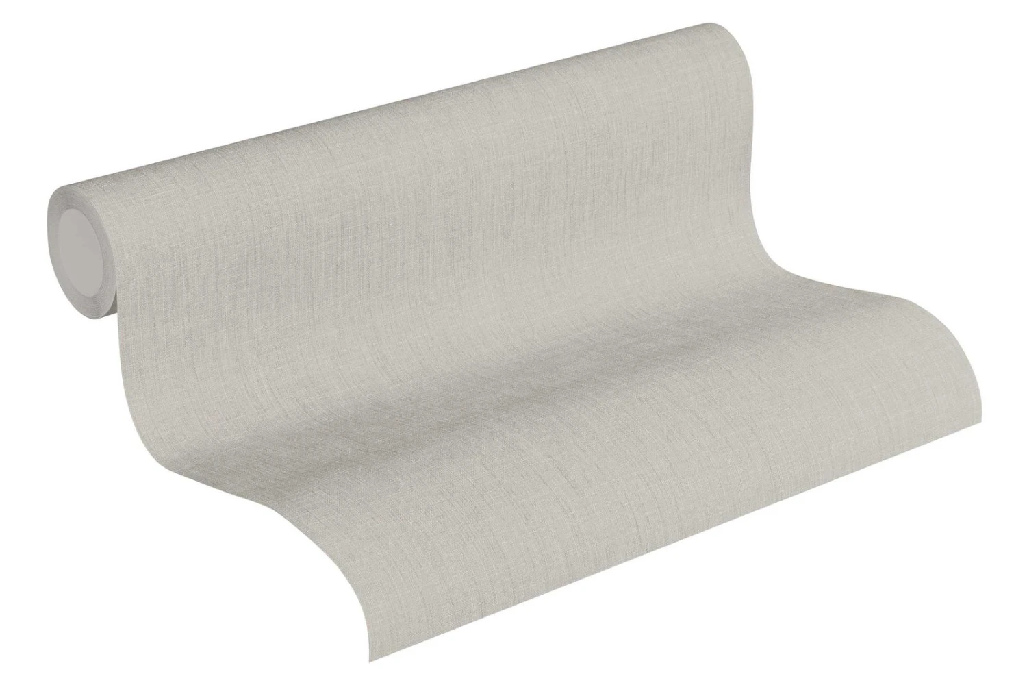 Vliestapete Uni Textil-Optik Grau 36922-6 2 Vliestapete Uni Textil-Optik Grau 36922-6 – Bild 2