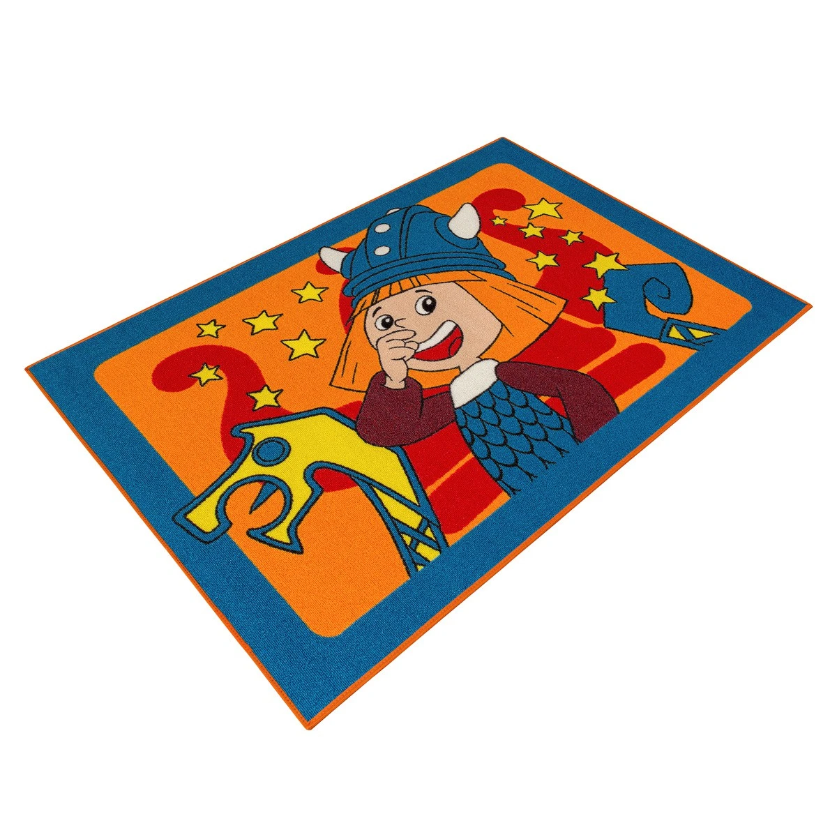 Wickie Kinderteppich Spielteppich Mädchen Jungen 95x133 Cm 2 Wickie Kinderteppich Spielteppich Mädchen Jungen 95x133 Cm – Bild 2
