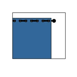 Ösenschal Halbtransparent Zickzack Offwhite 199043 -A.S. Creation Verkaufsgeschäft oesenschal Zig Zag halbtransparent Zickzack offwhi