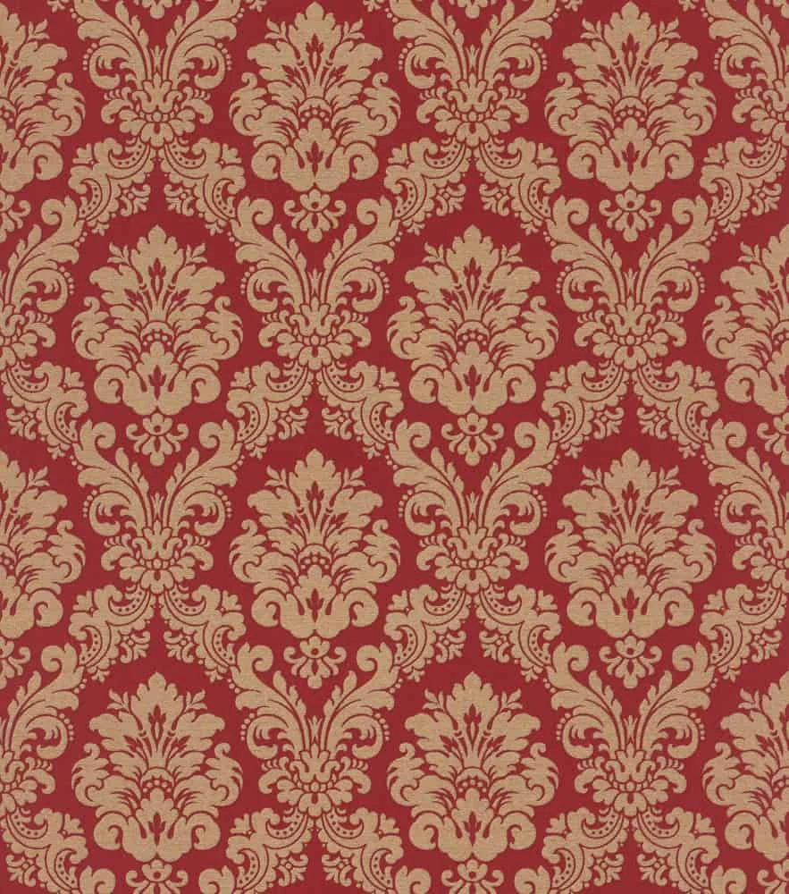 Rasch Tapete Trianon Klassik Barock Rot Gold 570540 1 Rasch Tapete Trianon Klassik Barock Rot Gold 570540